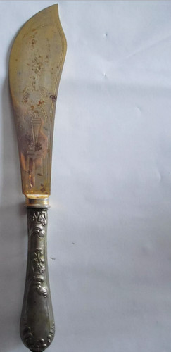 Coltello posata argento antico
