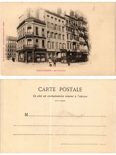 Cartolina cpa étienne - cartolina, les
