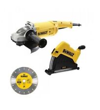 DEWALT DWE492GK-QS SMERIGLIATRICE ANGOLARE 230MM 2200W + CUFFIA+DISCO DIAMANTATO