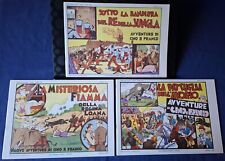 LE AVVENTURE DI CINO E FRANCO 1933/34 CASA EDITRICE NERBINI 1973. ALBI n. 1-2-3.