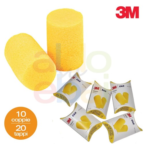 Tappi per orecchie paia 3m - orecchie,