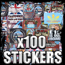 100 adesivi West Ham Ultras |
