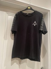 T-shirt Marcelo Burlon x Kappa uomo nera taglia XL buone condizioni 100% autentica
