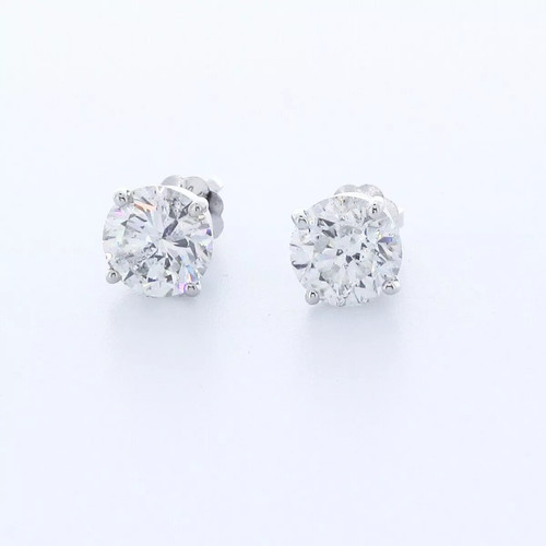 Orecchini perno oro bianco - orecchini,