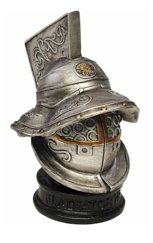 Roman gladiator helmet - roman,
