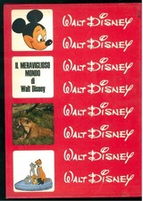 WALT DISNEY IL MERAVIGLIOSO MONDO DI MONDADORI 1972 4 VOLUMI E COFANETTO