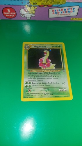 Carta pokemon meganium inglese - carta,