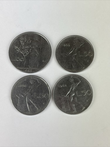 Monete lire italiane - monete,