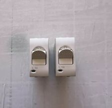 2 Pz BTICINO N4301/16 LIVINGLIGHT BIANCO INTERRUTTORE AUTOMATICO MAGNETOTERMICO