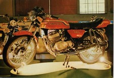 MOTOCICLISMO MOTO KAWASAKI 350  CARTOLINA - 877