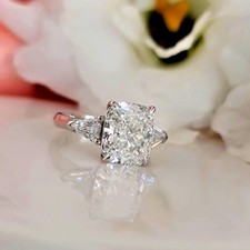 Anello radiante diamante IGI