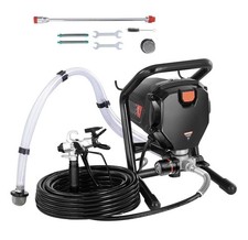 SPRUZZATORE VERNICE Airless 3000PSI 750W Elettrico Portatile Accessori e Tubo