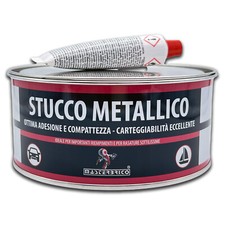 Stucco metallico per carrozzeria auto bicomponente con catalizzatore 750 ml