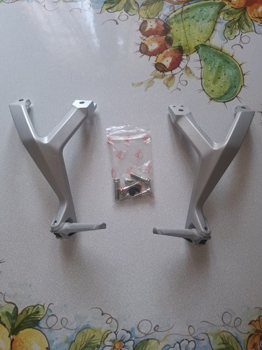 Kit pedane passeggero ducati - kit,