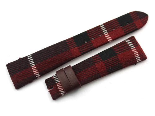 Watch band tessuto scozzese - watch,