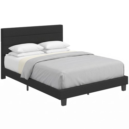 Homcom letto matrimoniale - matrimoniale, con