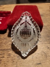 Decorazione natalizia Waterford cristallo 1983