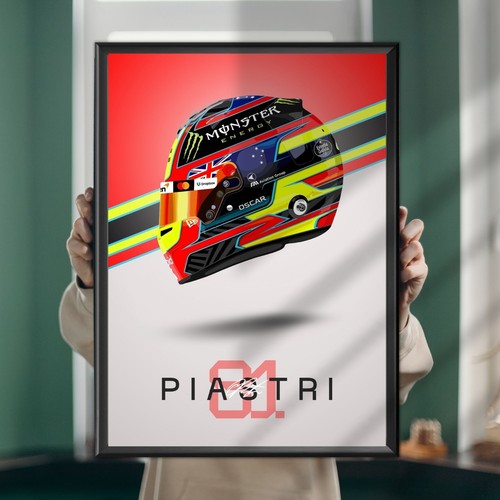 Casco oscar piastri 2025 - casco,