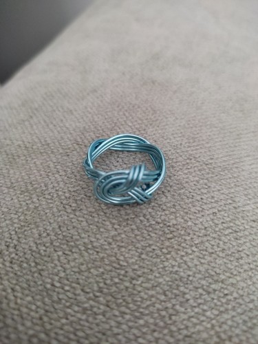 Anello donna filo alluminio - anello, di
