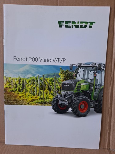 Fendt 200 vario p - vario, depliant