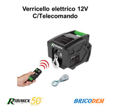 Verricello elettrico 12V C/Telecomando PE12V/T1 RIBIMEX 5 TONNELLATE