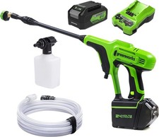 ⚡️Greenworks Idropulitrice a batteria G24PWK4 (Li-Ion 24V, motore 300 Watt)⚡️