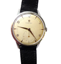 orologio vintage MECCANICO OMEGA JUMBO 38MM FUNZIONA CAL 266 1950-1960