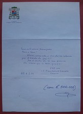 Arezzo 1997: Lettera Autografo