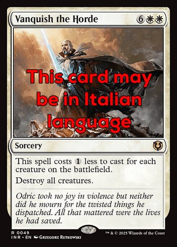 Mtg vanquish the - vanquish,