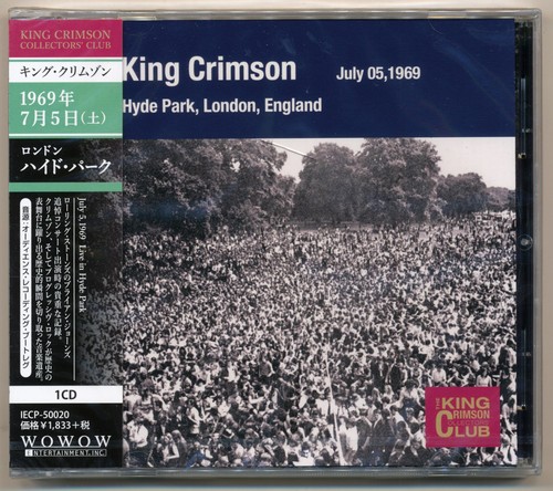 King crimson live in hyde - king,