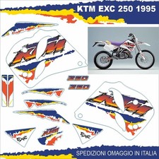 ktm  Exc 250 1995 kit adesivi