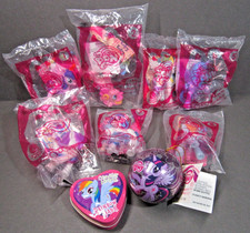 My Little Pony McDonald's Happy Meal 1 2 4 5 6 7 8 caramelle di latta LOTTO 9 pezzi BUONE