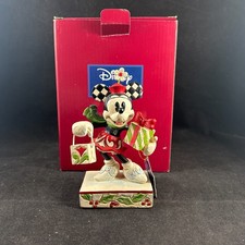 JIM SHORE DISNEY TRADIZIONI VETRINA ENESCO MINNIE MOUSE VACANZA FIGURA GLAMOUR