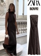 NEW ZARA AW24 GATHERED SATIN