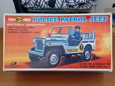 Toy Junior, Japan: New Two-Tone Siren, "Police Patrol Jeep #5123". Con Scatola.