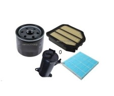 PER HONDA HR-V 1.6 i-DTEC N16A3 2015-19 KIT TAGLIANDO OLIO ARIA DIESEL FILTRO CABINA 