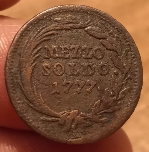Moneta mezzo soldo - mezzo,