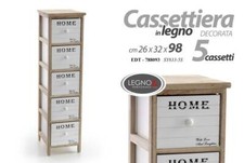 MOBILE CASSETTIERA 5 CASSETTI