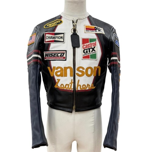 Grande giacca pelle vanson - grande, di