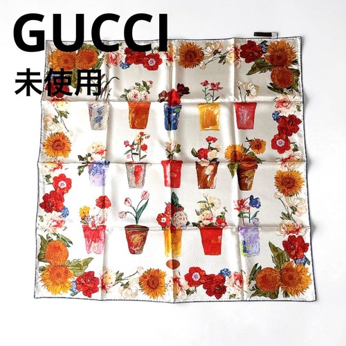 Gucci vaso fiori sciarpa - vaso, seta