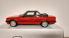 BMW E30 Baur Cabrio rosso 1:18 OT1767 ottomobile con scatola originale n.227