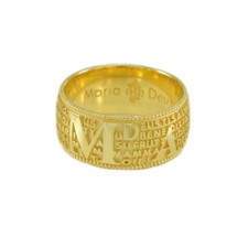 Anello fede con preghiera Ave