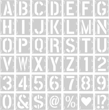 42 Pezzi Stencil Letter E