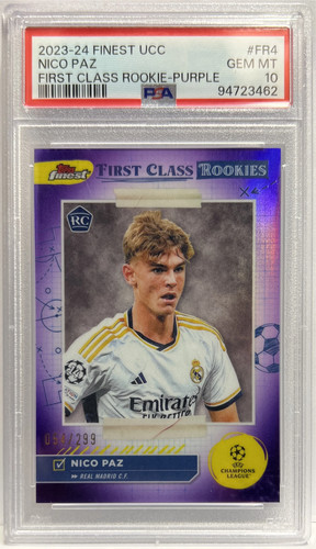 Nico paz 299 rookie first - paz,
