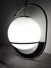 Lampadario Industrial Spage Age Design Vintage Enorme Palla Vetro Sospeso 100cm