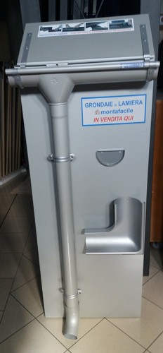 Canale gronda metallo - gronda,