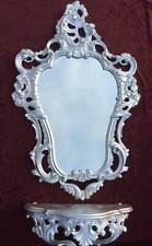 Consolle da parete argento +