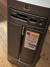 PC desktop HP Pavilion Slimline s7613w - si accende, senza cavo di alimentazione, vintage