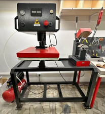 LOTUS LTS575-Termopressa Pneumatica+Pressa di Calore per Cappelli+Compressore