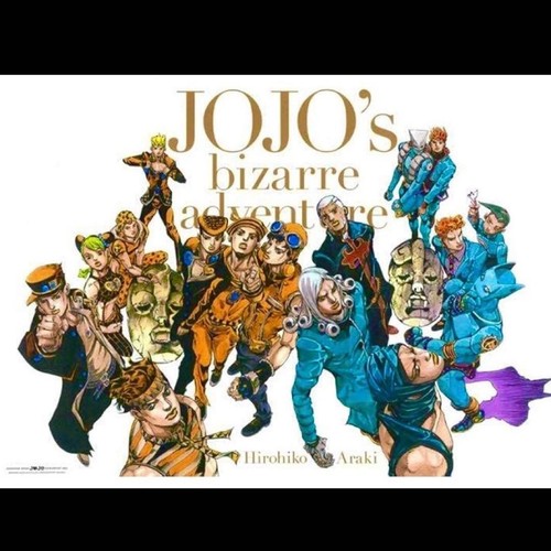 Poster jojo s bizarre - 14+,